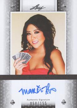 2011 Leaf Poker #BA-MH1 Maria Ho Front